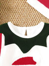 Adventure Club 2-Piece Christmas-Themed Set with One-Piece and Santa Claus Hat — product view 3