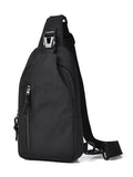 Women's Nylon Crossbody Bag – Compact Chest Pack | Casual Streetwear Shoulder Bag