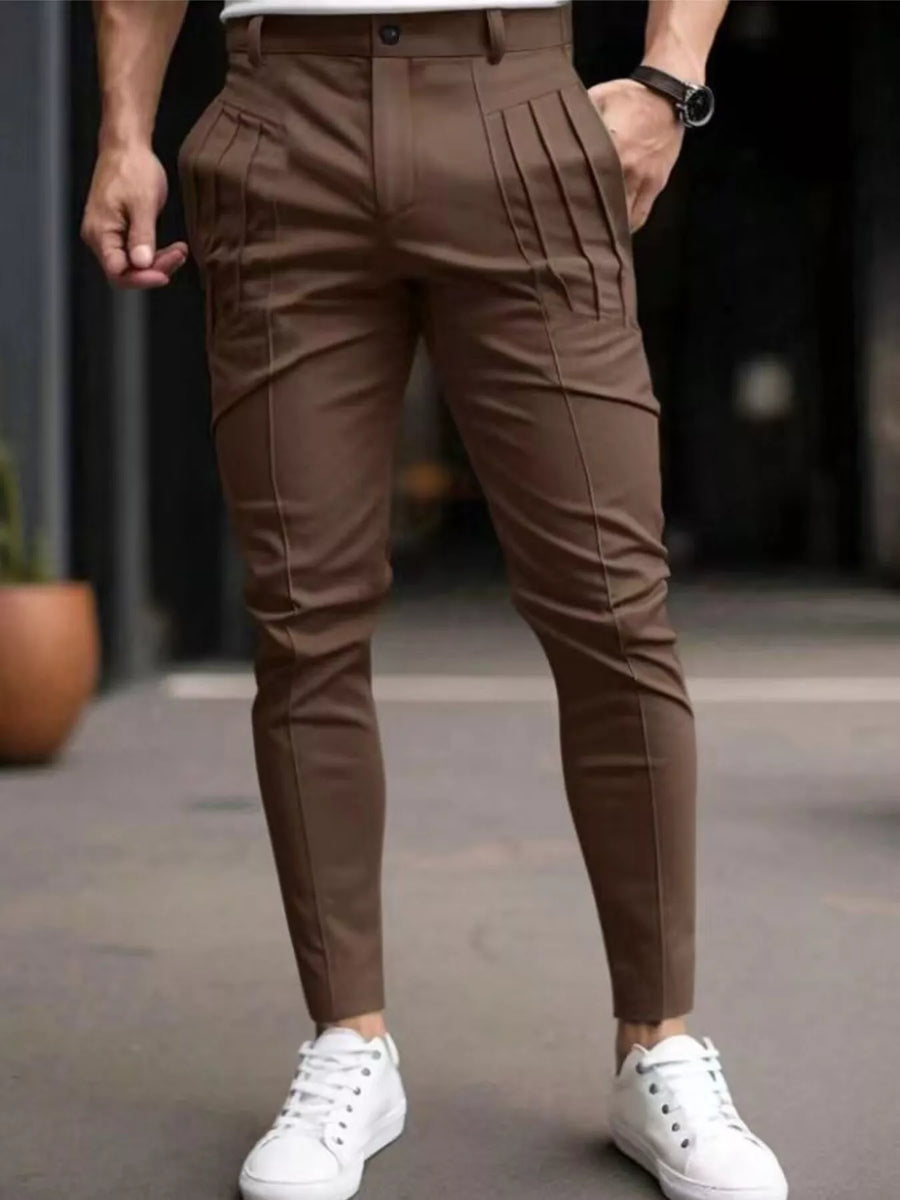 Sterling Pleated Tapered Trousers