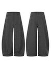 Ash Plaid Wide-Leg Trousers — color or detail view 4