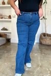 Judy Blue Rowan High-Rise Straight Jeans — product view 4
