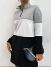 Isla Color Block Zip Front Dress — product view 2