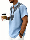 Nomad Embroidered Notch-Neck Shirt — color or detail view 11