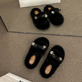 Furry Cotton Slippers