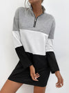 Isla Color Block Zip Front Dress — product view 1
