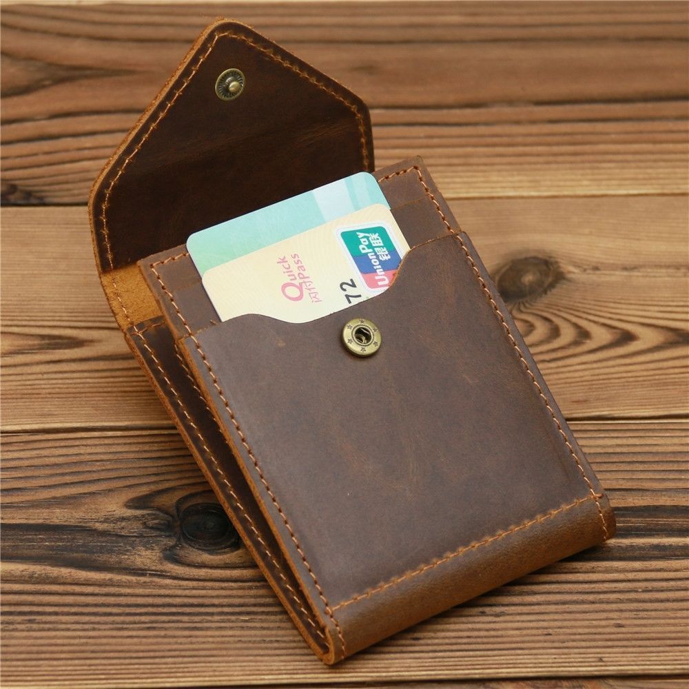 Premium Leather Driver's License Holder - Waterproof PU Leather Card Case for Men & Women