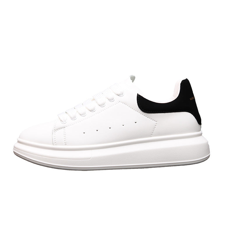 Korean Style Minimalist Sneakers for Men & Women – Microfiber Low-Cut Casual Shoes