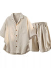 Dune Texture Shirt & Shorts Set for men