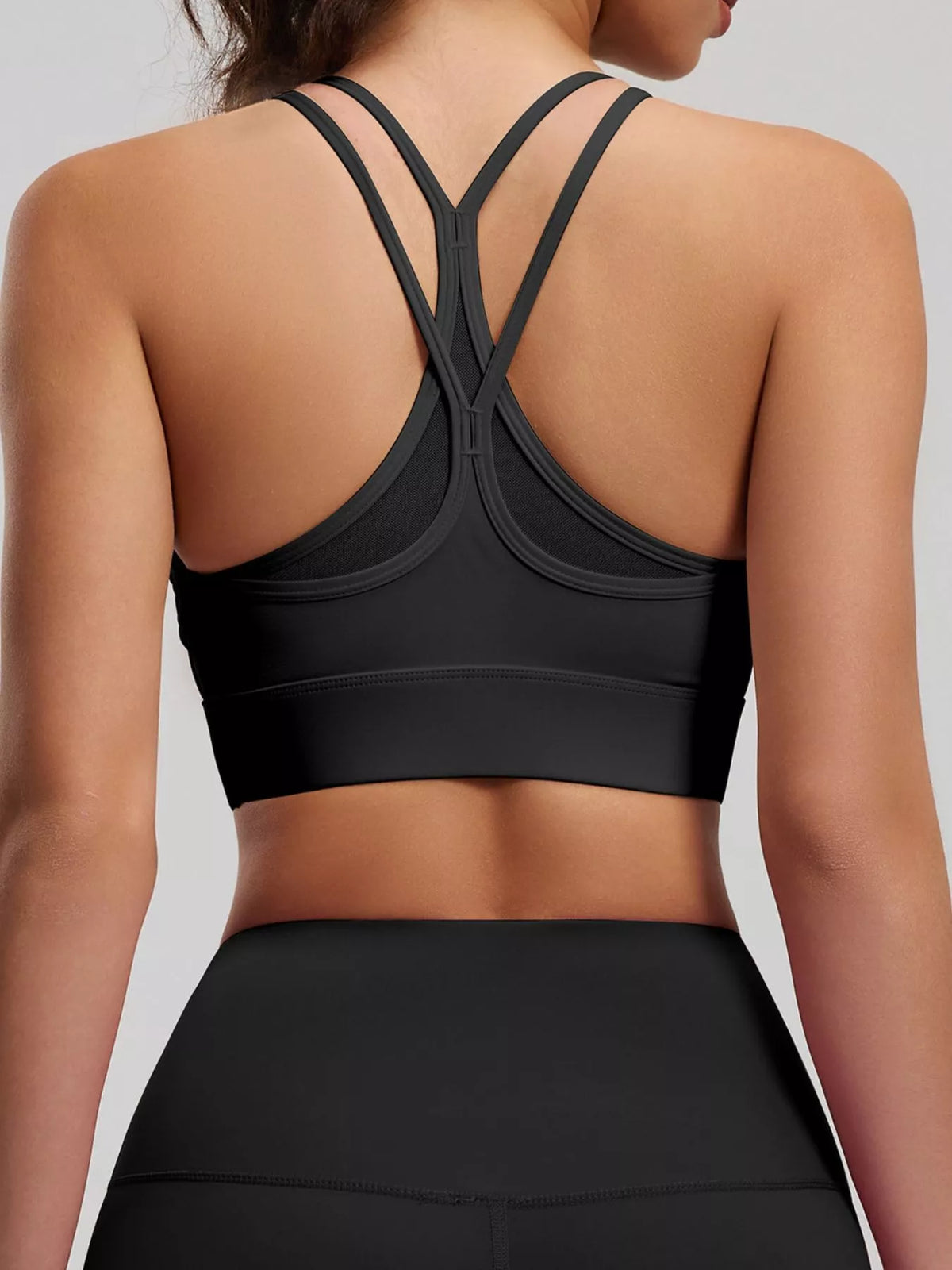 Seamless Scoop-Neck Sports Bra