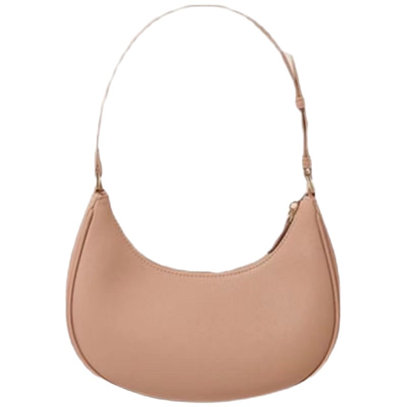 Women's Summer Baguette Shoulder Bag - Trendy Dumpling Style Tote with Adjustable Strap