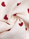 Valentina Heart Print Tie Shoulder A-Line Mini Dress — product view 10