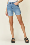 Judy Blue Lennox Tummy-Control High-Rise Denim Shorts — product view 1