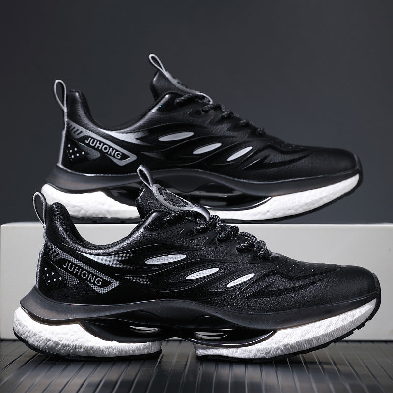 Popcorn-Style Thick-Soled Sneakers