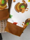 Adventure Club My 1st Thanksgiving Turkey Graphic 3-Piece Set — product view 7