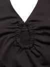 Liora Halter Neck Ruched Bodysuit — product view 4