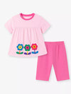 Adventure Club Floral Top & Capri Pants Set — product view 2
