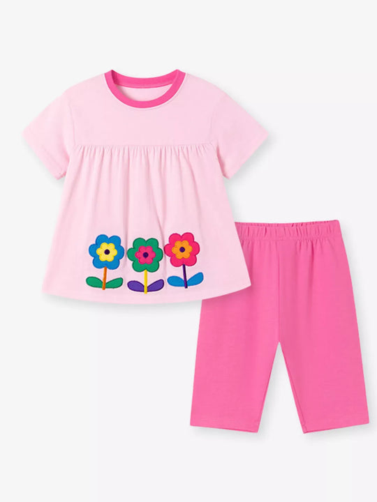 Another view: Adventure Club Floral Top & Capri Pants Set