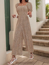 Vesper Printed Square Neck Puff Sleeve Jumpsuit — product view 17