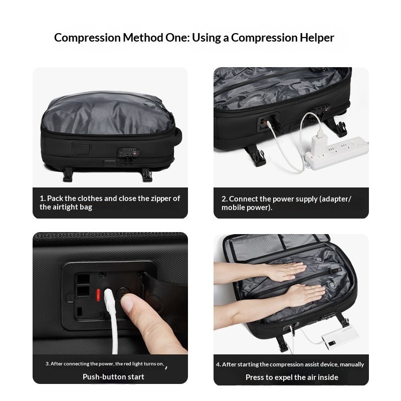 Large-Capacity Oxford Cloth Travel Backpack