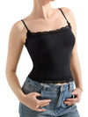 Women's lace-trim cami top