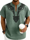 Nomad Embroidered Notch-Neck Shirt — color or detail view 6