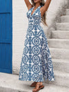 Isla Printed Halter Neck Maxi Dress — product view 4