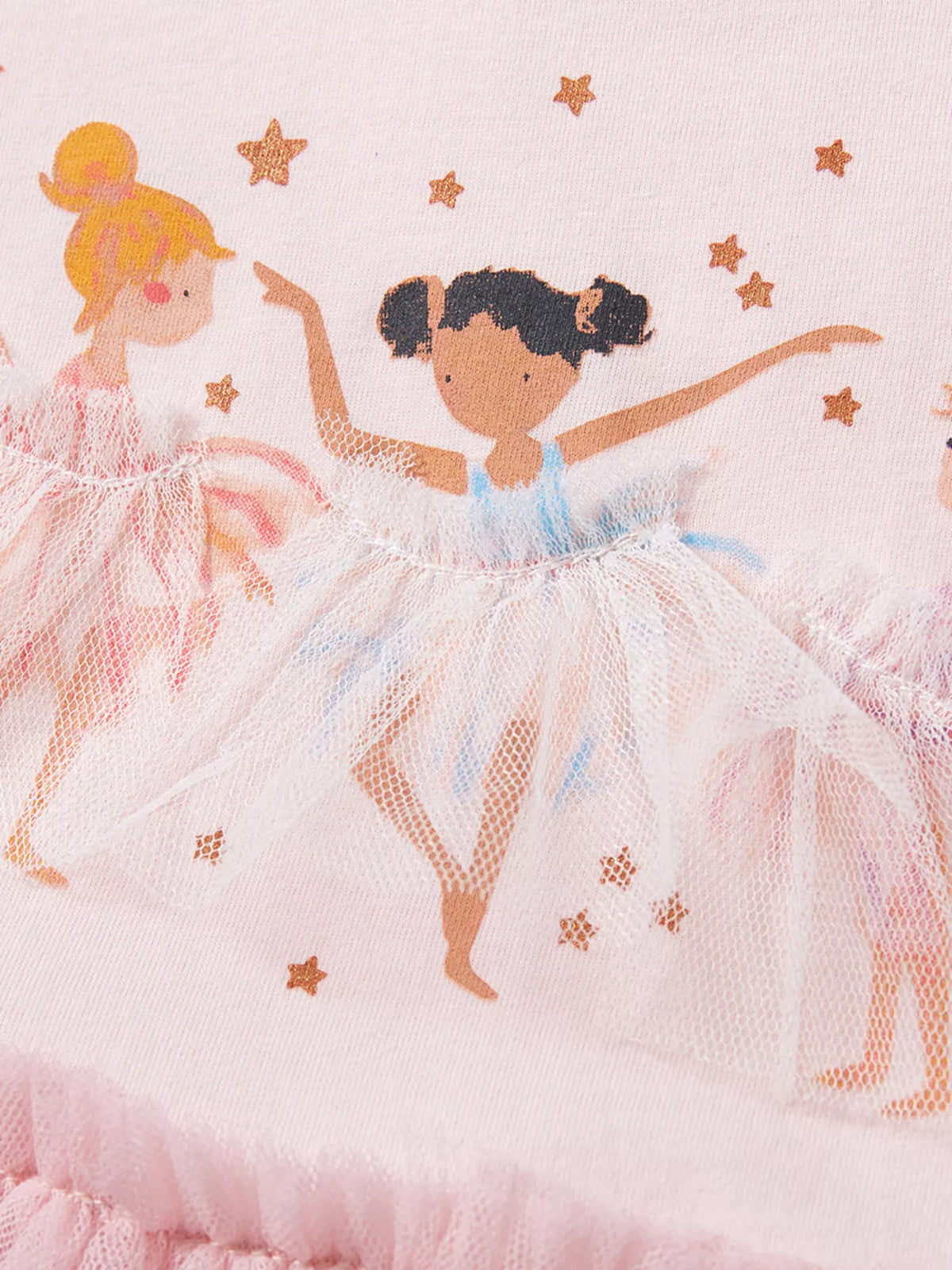 Girls' Ballerina Tulle Dress — Blush Pink