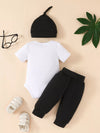 Meadow Days Mommy's New Man Bodysuit and Pants Set with Hat — product view 2