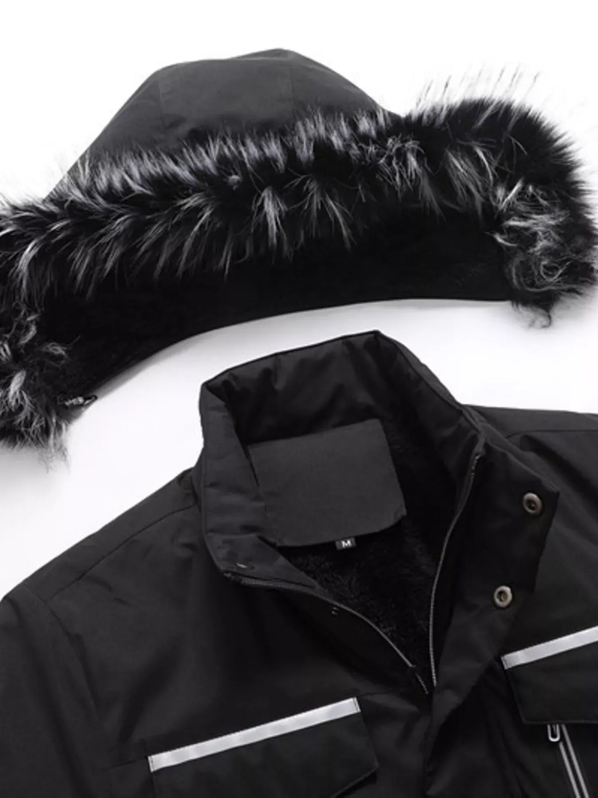 Men's Hooded Winter Parka Coat — photo 6
