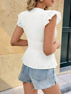 Maren Bow Front Cap Sleeve Blouse — product view 5