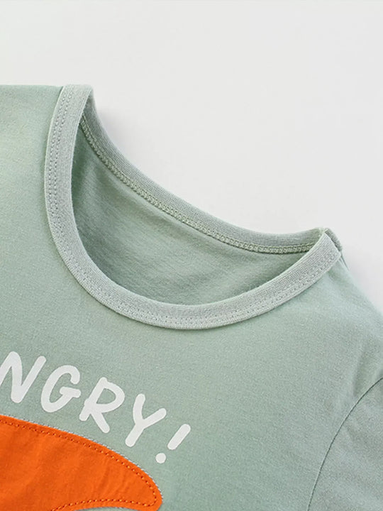 Another view: Kids' Sage Graphic Cotton-Rich T-Shirt