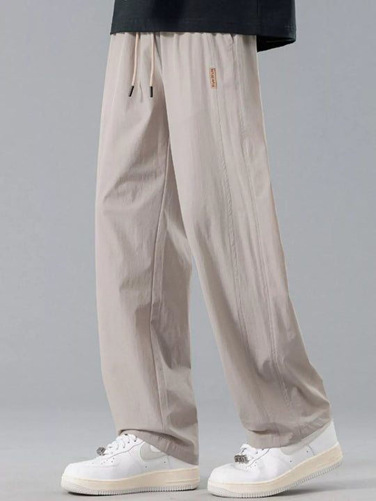 Another view: Men’s Relaxed Drawstring Pants — Extended Sizes