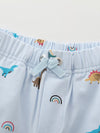 Poppy Lane Dinosaur Print Elastic Waist Shorts — product view 3