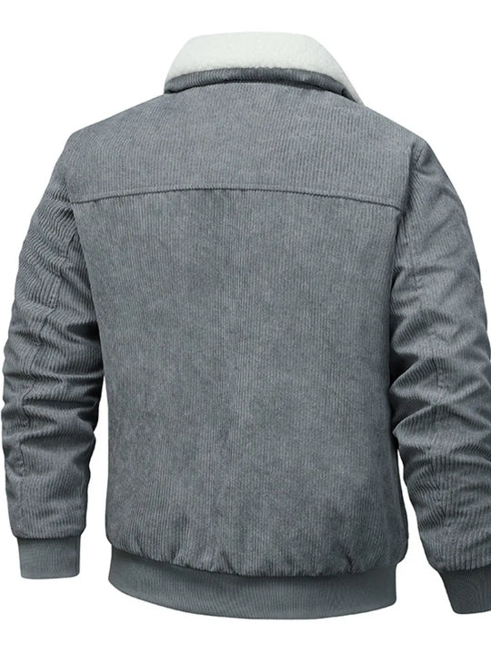 Another view: Men's Plus Size Sherpa-Lined Corduroy Jacket