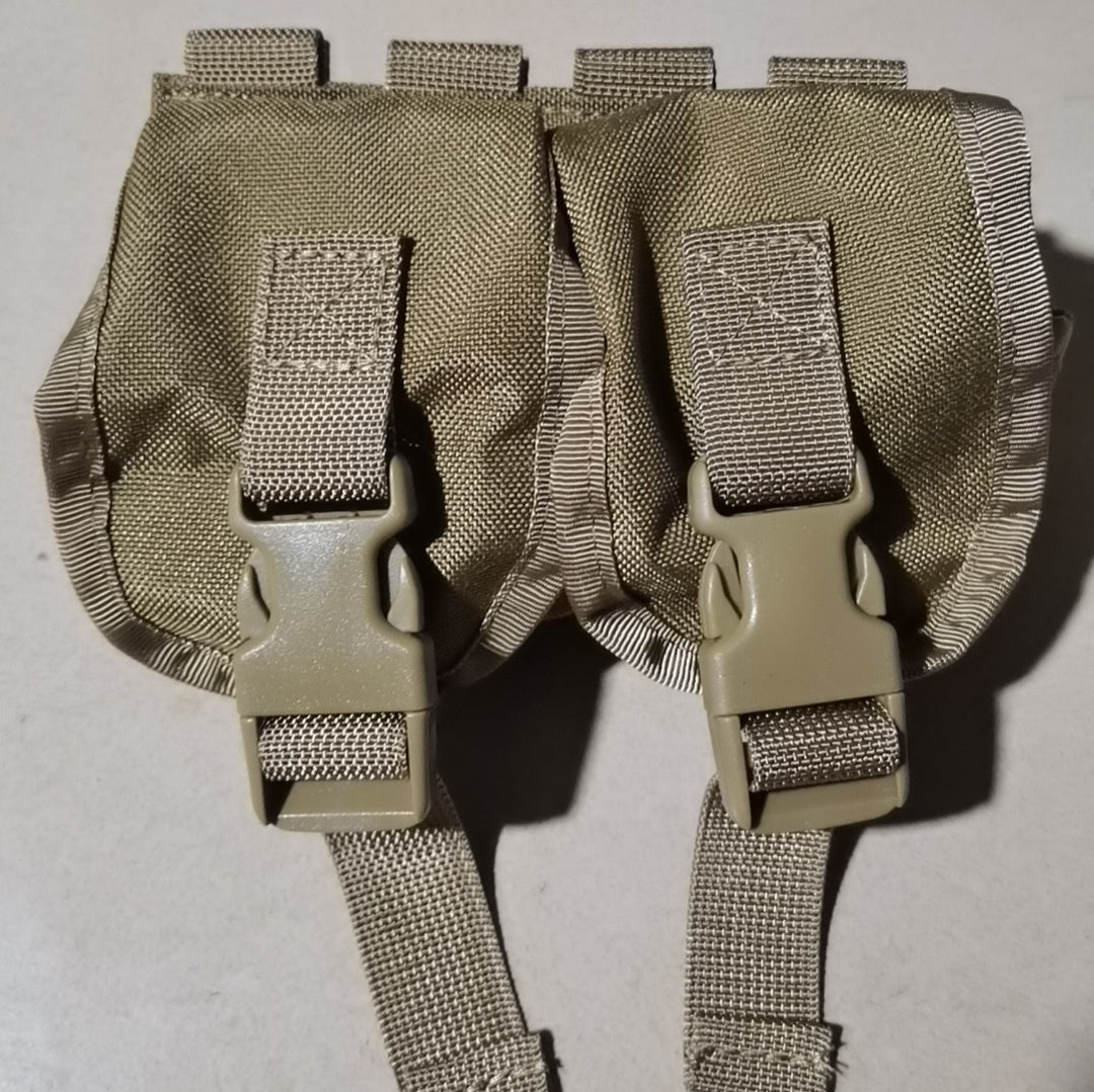 Outdoor Grenade-Style Tactical Phone Pouch | Dual-Pocket Oxford Cloth Hanging Bag – Unisex