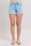 Judy Blue Addison Mid-Rise Garment-Dyed Denim Shorts — product view 1