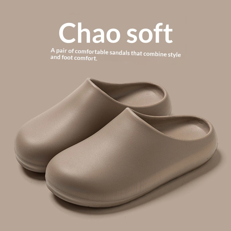 EVA Closed-Toe Slippers – Non-Slip, Waterproof & Oil-Resistant Outdoor Footwear for Men & Women