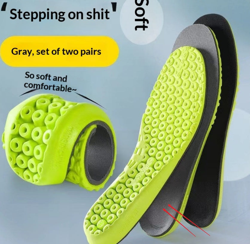 Premium Shock-Absorbing Athletic Insoles – Unisex Comfort & Support for All-Day Performance
