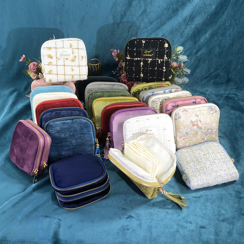 Tassel Crystal Pearl Jewelry Bag – Bracelet & Bangle Storage Pouch