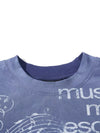 Music Is My Escape Washed Graphic Tee — color or detail view 8