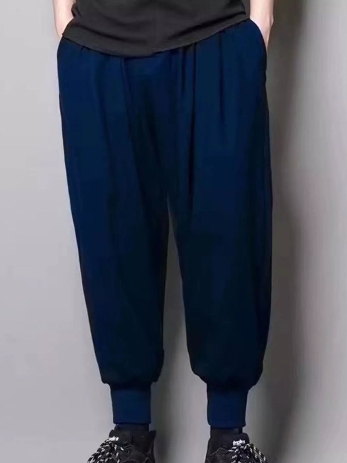 Men's Extended-Size Drawstring Joggers
