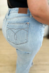Judy Blue Sloane High-Rise Distressed Straight Jeans — product view 12