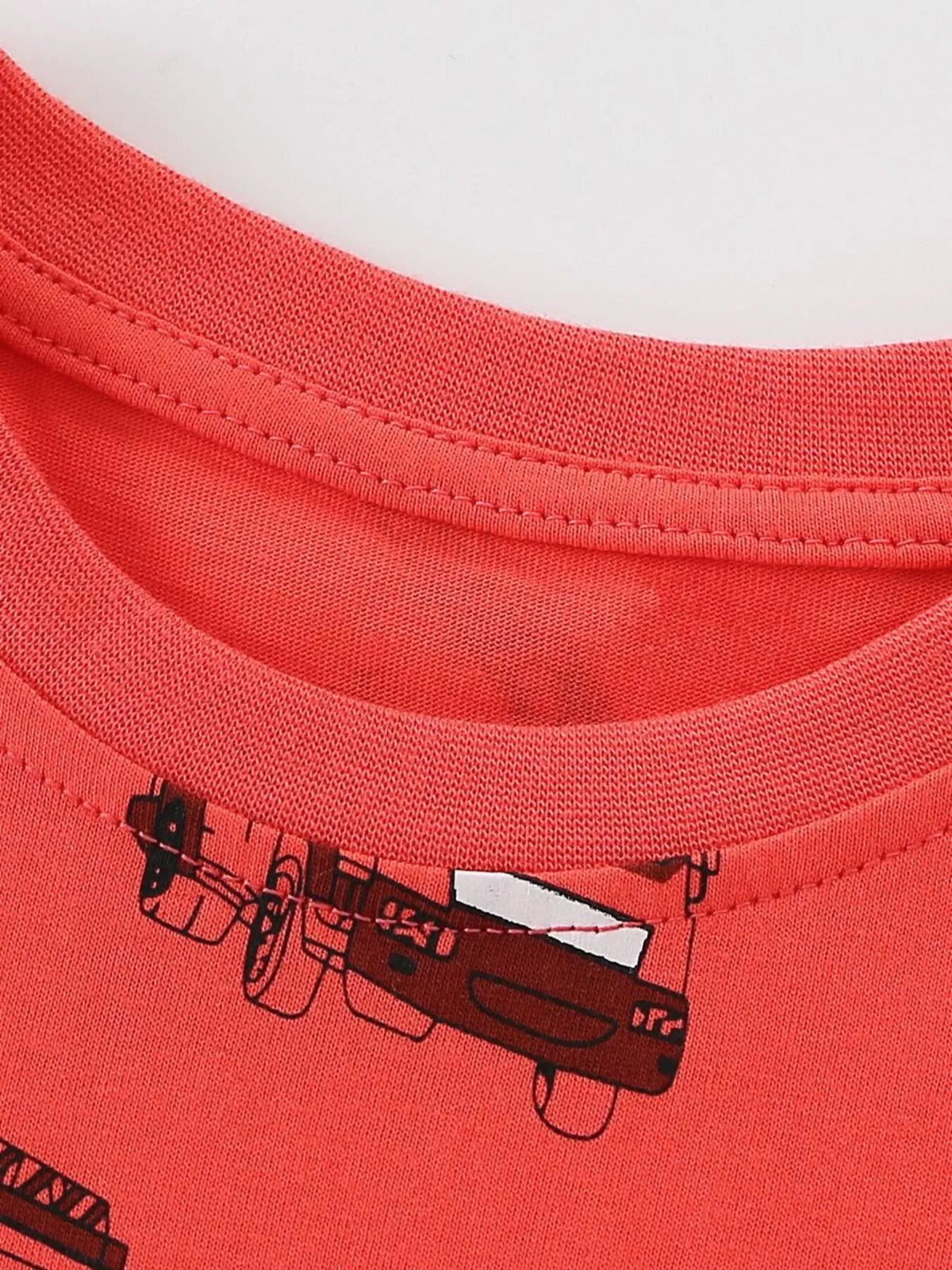 North Star Truck Print Crewneck Short-Sleeve T-Shirt