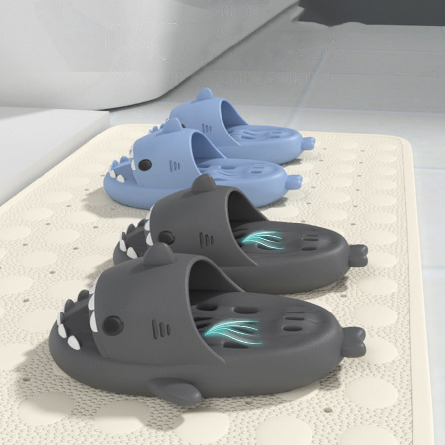 Shark Slides Shower Shoes With Drain Holes