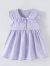 Storybook Daisy Peter Pan Collar Sleeveless Dress — product view 2