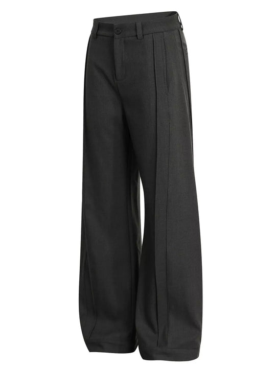 Another view: Noir Volume-Pleat Trousers