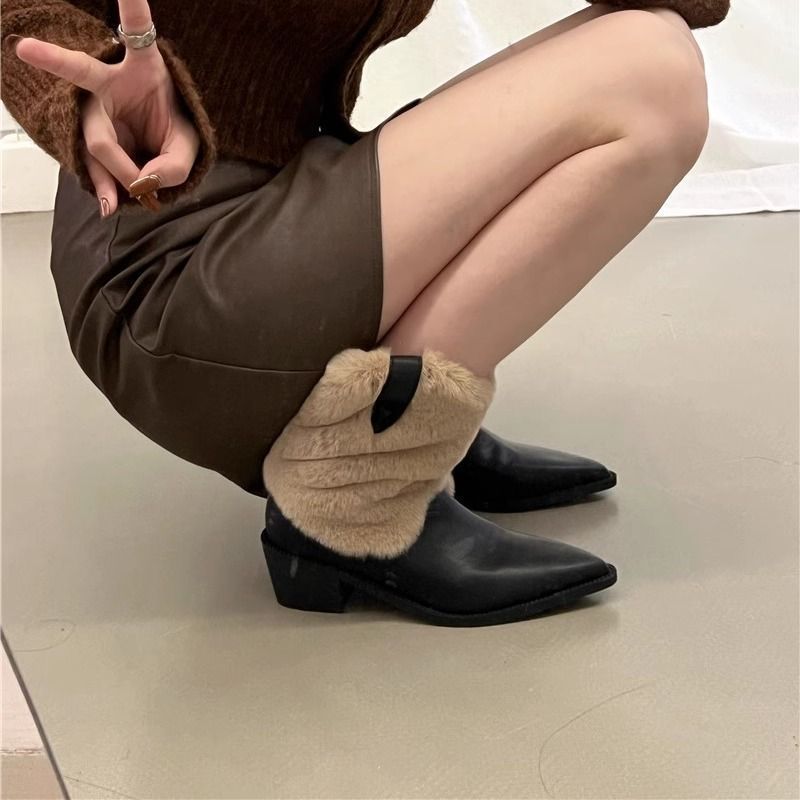 Women's Vintage Western Cotton Boots