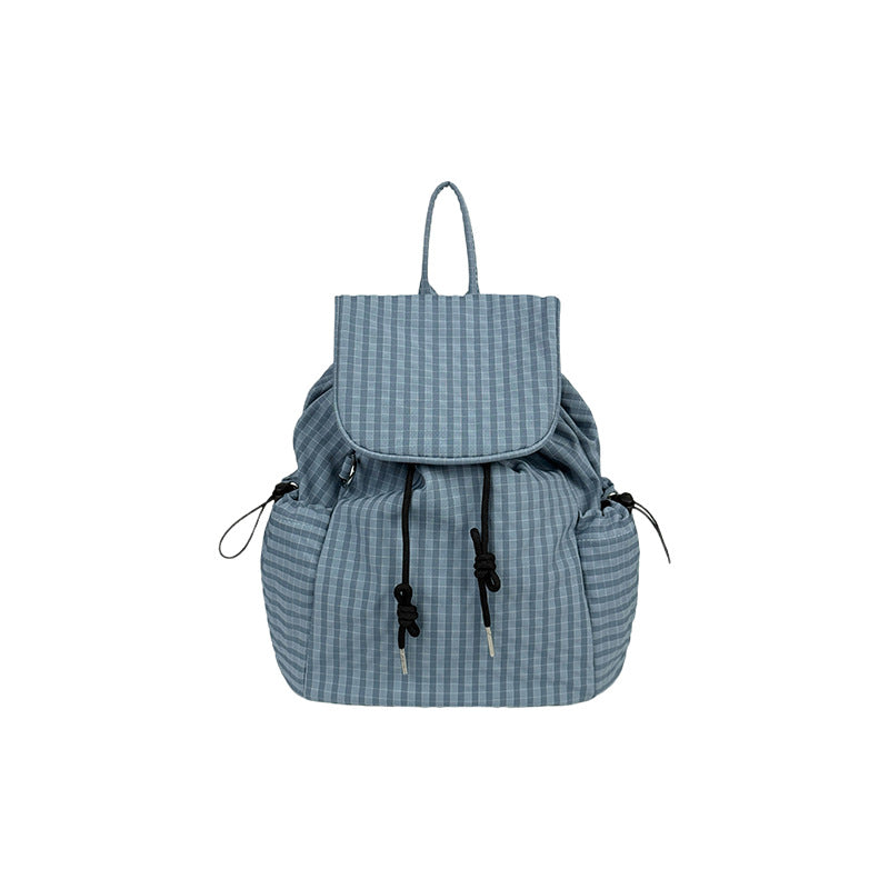 Korean Lightweight Nylon Streetwear Backpack - Unisex Canvas Travel Daypack with Multiple Pockets