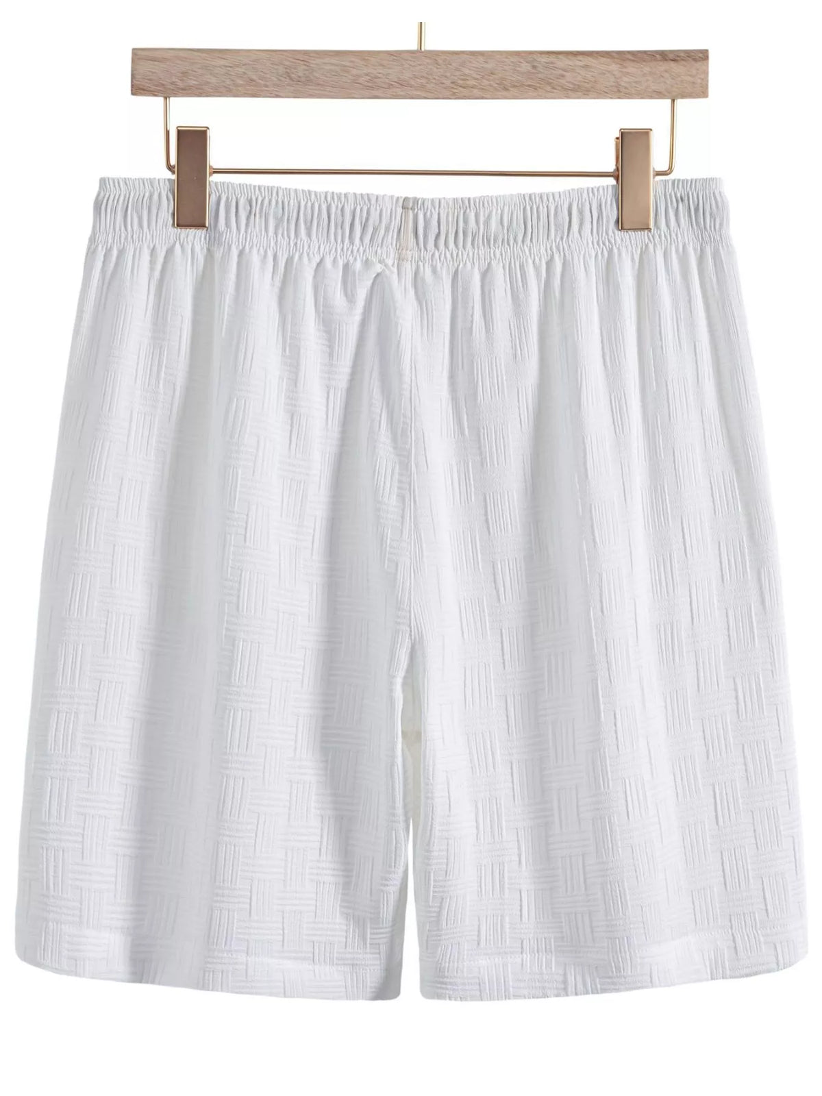 Men’s Textured Drawstring Shorts