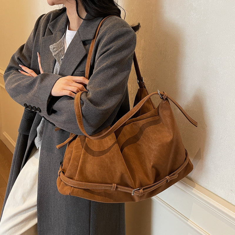 Women's PU Leather Crossbody Shoulder Bag | Minimalist Messenger Bag – Black, Green, Brown, Coffee